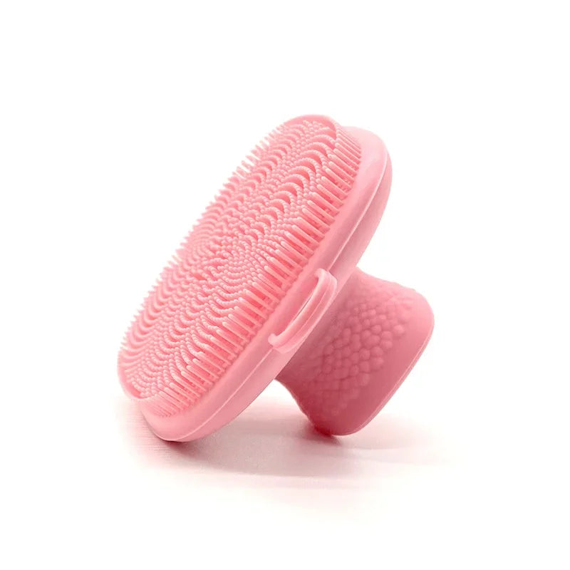 Silicone Face Scrubber – Manual Facial Cleansing Brush for Deep Pore Cleaning & Exfoliation