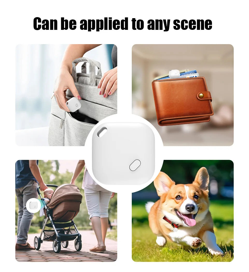 Mini Bluetooth Tracker – Smart GPS iTag for Apple Find My, Key Finder, Pet & Car Locator