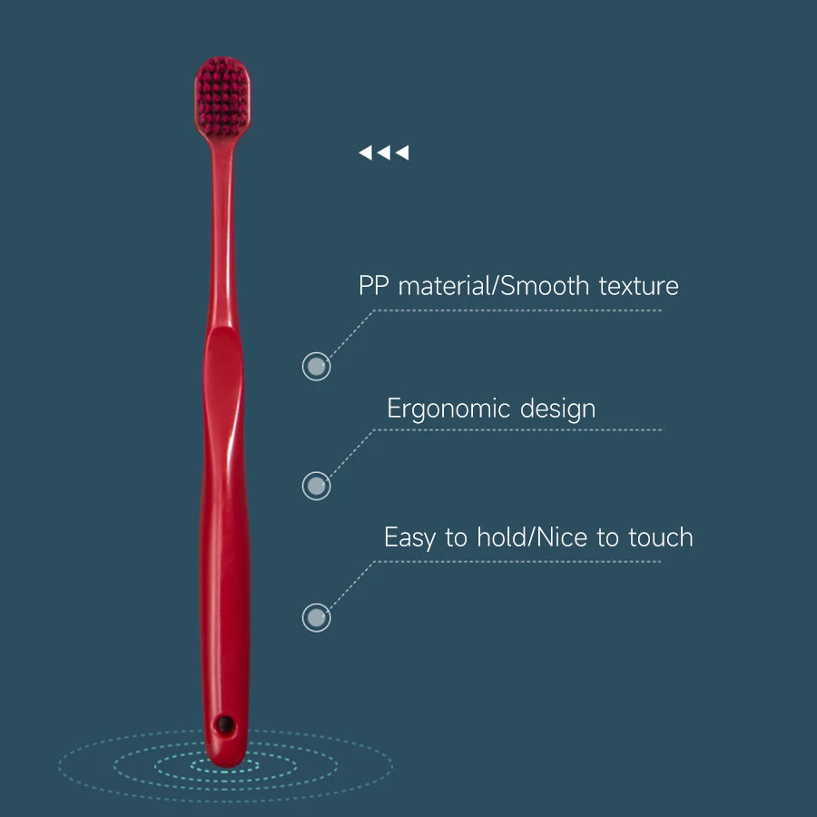 Volcanic Charcoal Toothbrush – Ultra-Soft Bristles, Eco-Friendly & Portable Fiber Brush for Premium Oral Hygiene Care