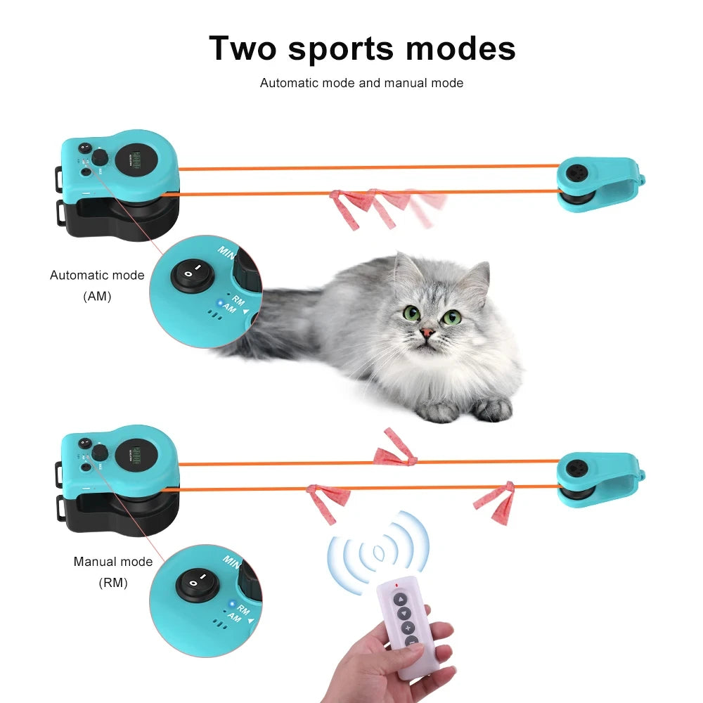 Interactive Cat Toy Wheel Exerciser – Adjustable Speed Treadmill for Indoor Cats