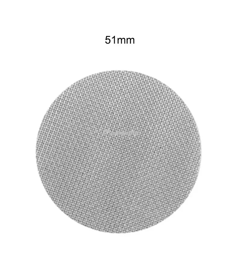 Reusable Coffee Filter Screen – 51/53/58mm Stainless Steel Puck Screen for Espresso Machines, Heat-Resistant Barista Tool