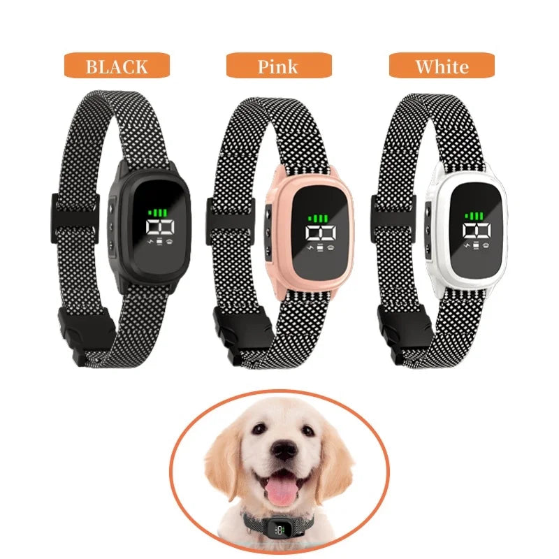 Automatic Anti-Barking Dog Collar – Rechargeable & Humane Training Device for Small, Medium, and Large Dogs