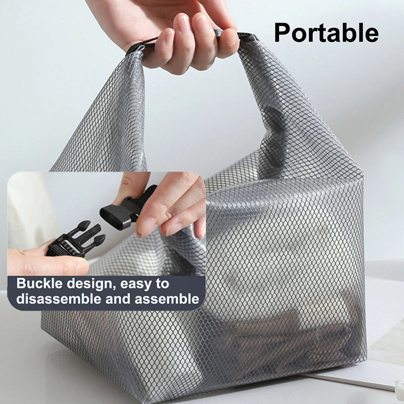 Large-Capacity Waterproof Cosmetic Storage Bag – Portable Travel Makeup Handbag for Beauty & Toiletries