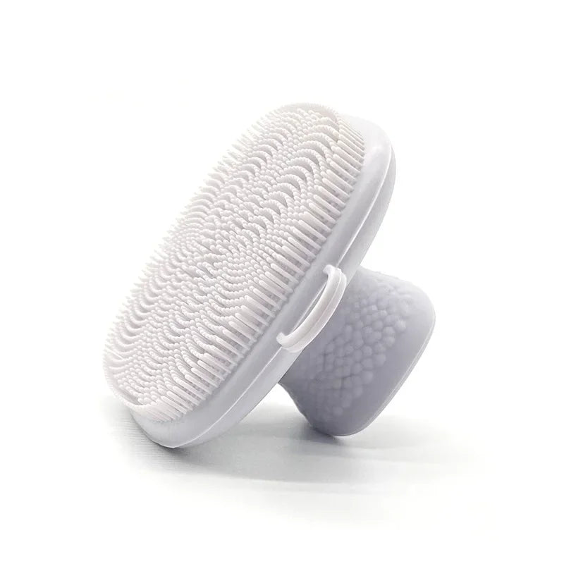 Silicone Face Scrubber – Manual Facial Cleansing Brush for Deep Pore Cleaning & Exfoliation