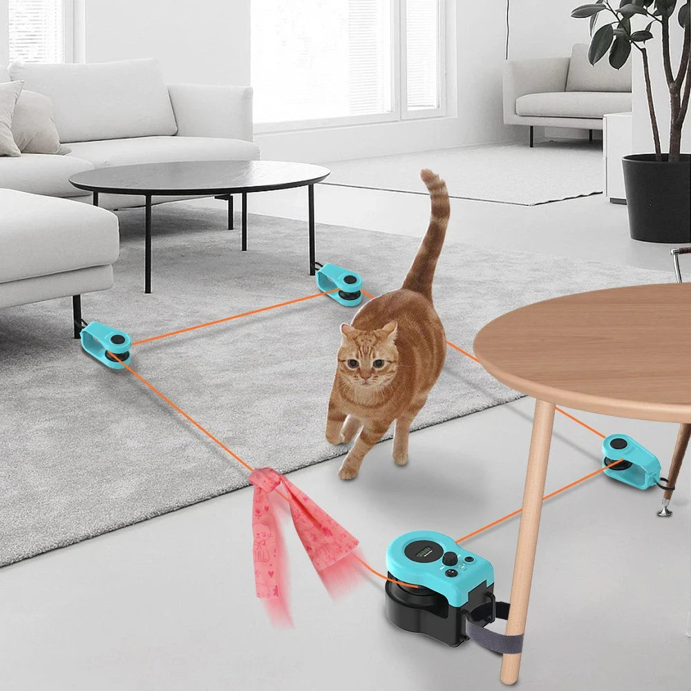 Interactive Cat Toy Wheel Exerciser – Adjustable Speed Treadmill for Indoor Cats