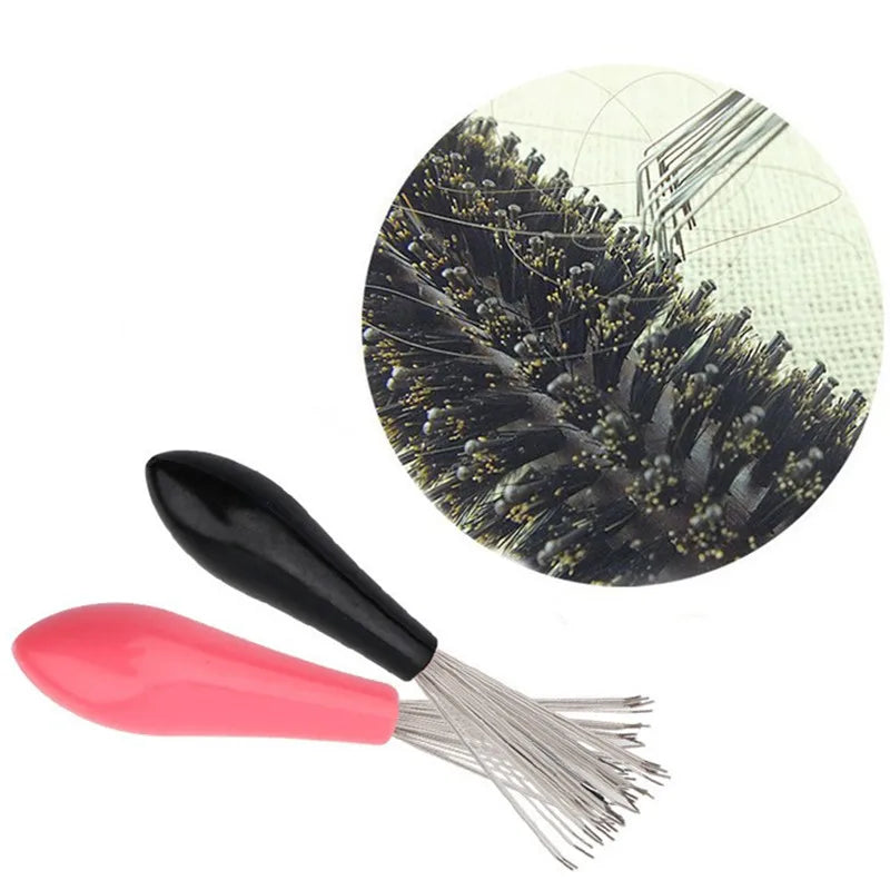 Hair Brush Cleaner – Plastic Handle Brush Remover for Combs & Beauty Tools