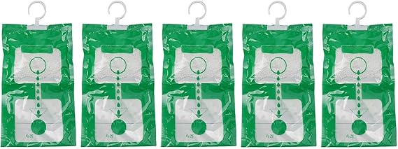 Hangable Moisture Absorber Bags – Closet Dehumidifier, Moldproof & Anti-Humidity, Wardrobe & Room Moisture Control, Eco-Friendly Desiccant