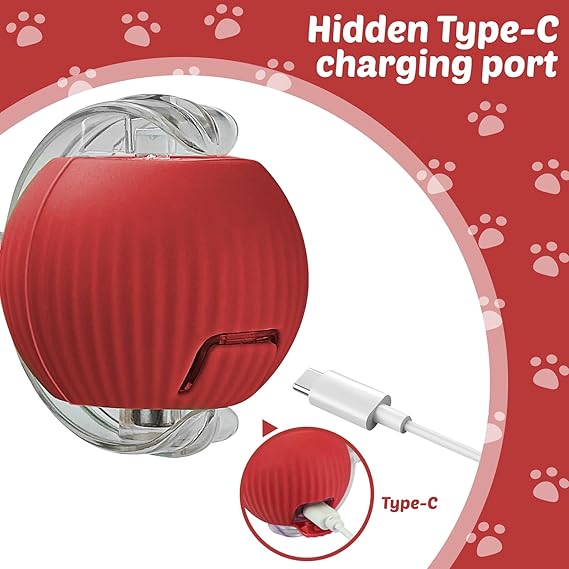 Smart Electric Rolling Ball for Dogs & Cats – Interactive Rechargeable Pet Toy | Motion-Activated Automatic Play Ball